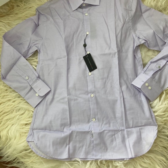 John Varvatos Star USA Soho Slim Fit Stretch Solid Dress Shirt - Picture 4 of 16